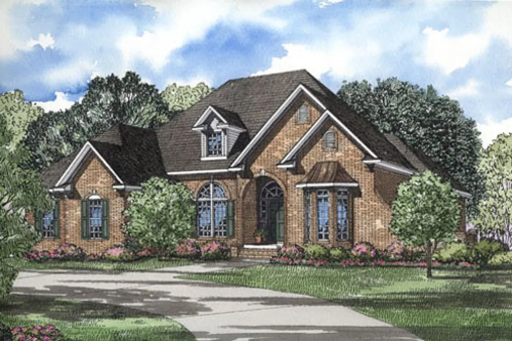 Full Rendering for House Plan #317320