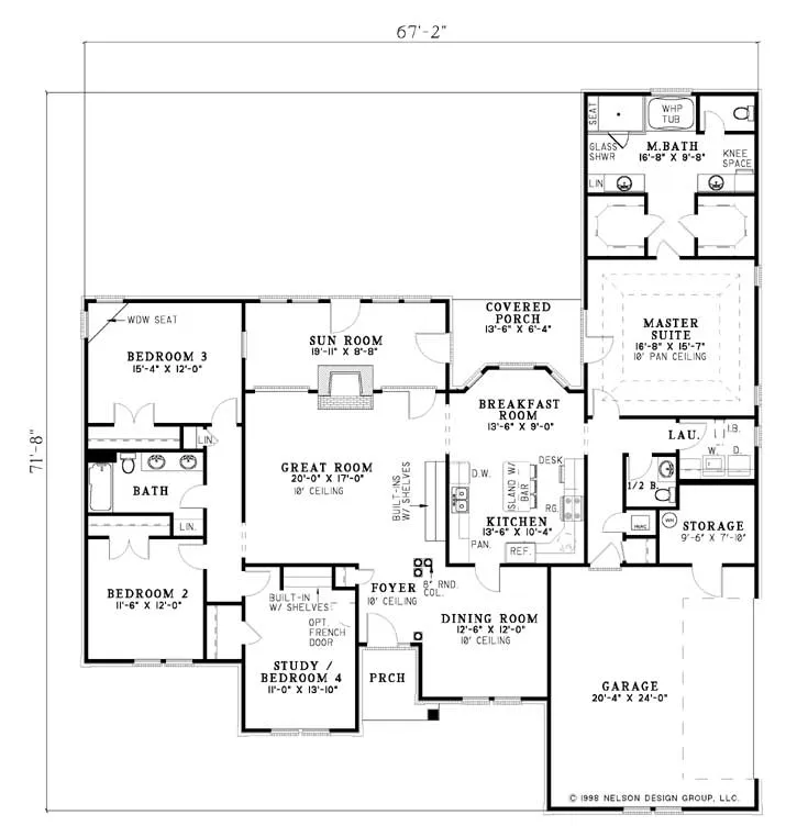 Main Floor Plan for House Plan #319420
