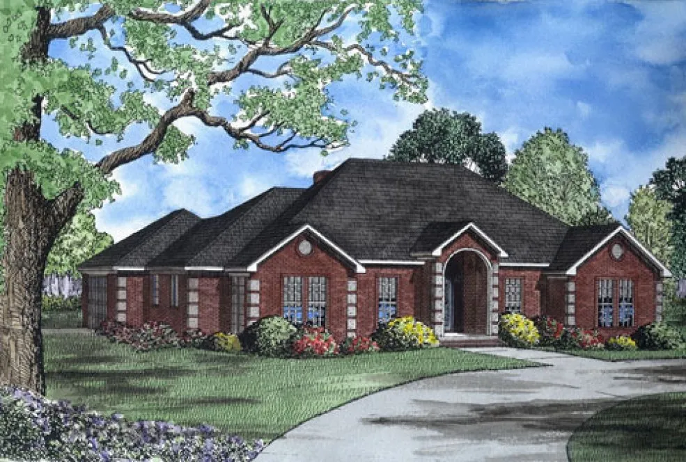 Full Rendering for House Plan #310520