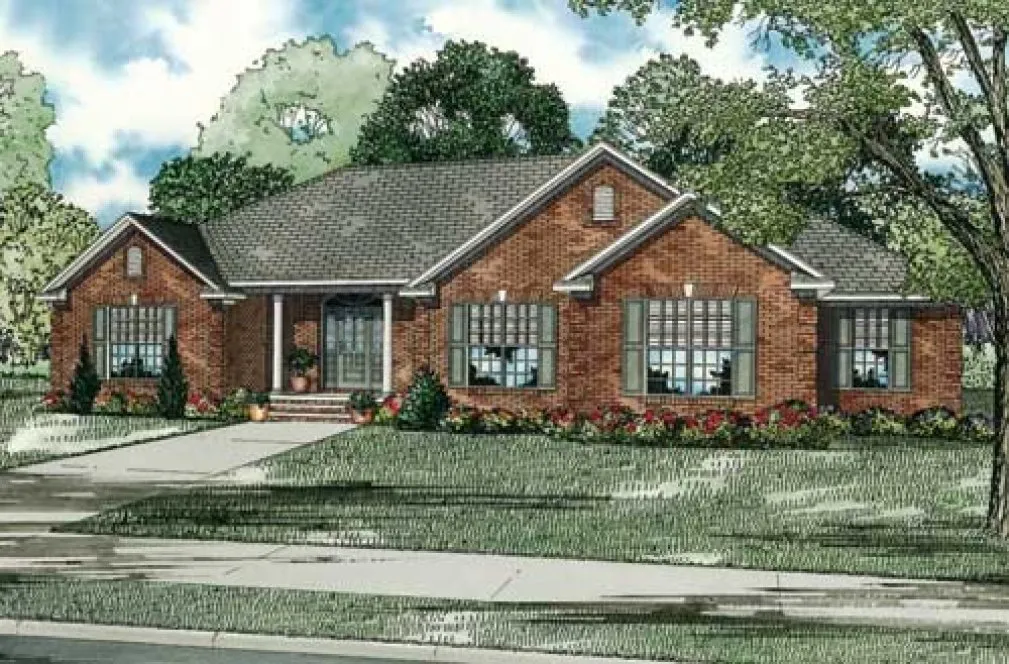 Full Rendering for House Plan #315520