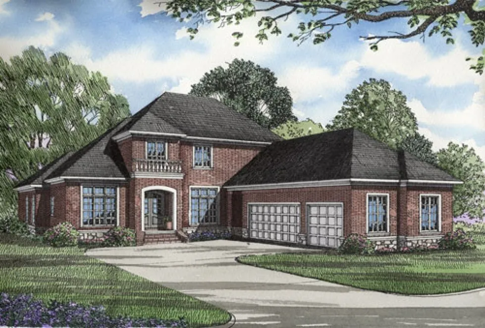 Full Rendering for House Plan #319520