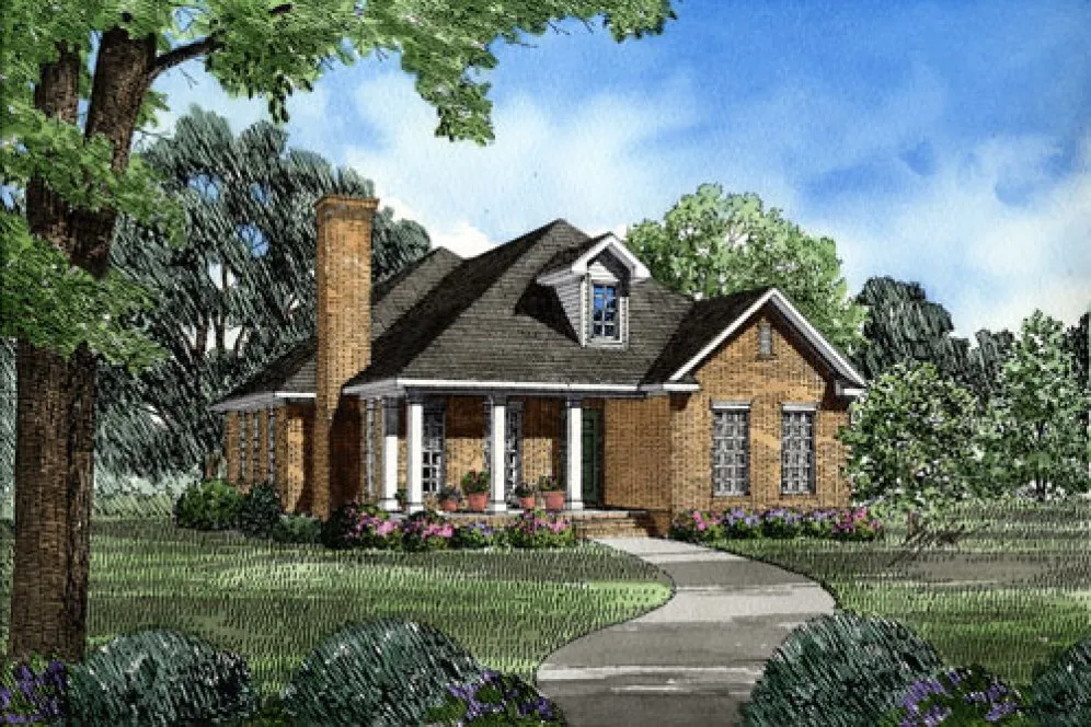 Full Rendering for House Plan #318620