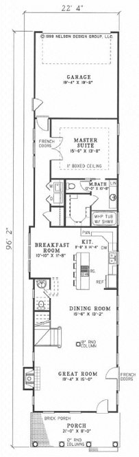 Main Floor Plan for House Plan #319620