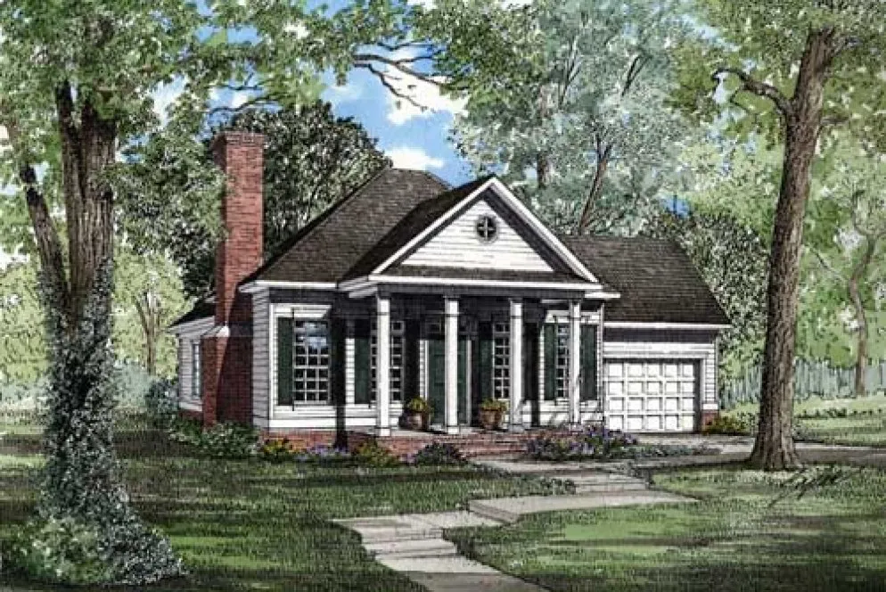 Full Rendering for House Plan #311720