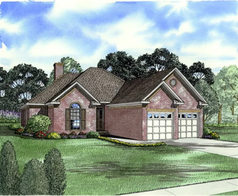 Full Rendering for House Plan #317720