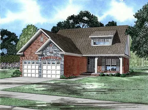Full Rendering for House Plan #310820