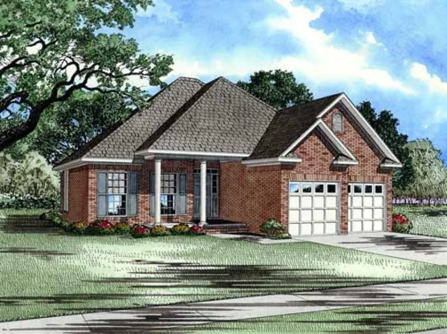 Full Rendering for House Plan #314820