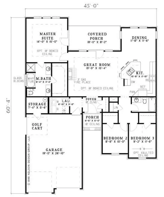 Main Floor Plan for House Plan #316820