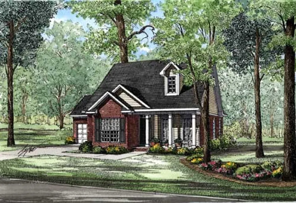 Full Rendering for House Plan #319820