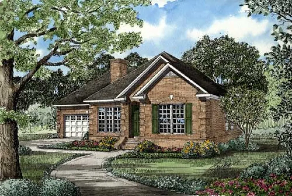 Full Rendering for House Plan #318920