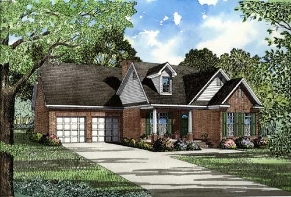 Full Rendering for House Plan #319920