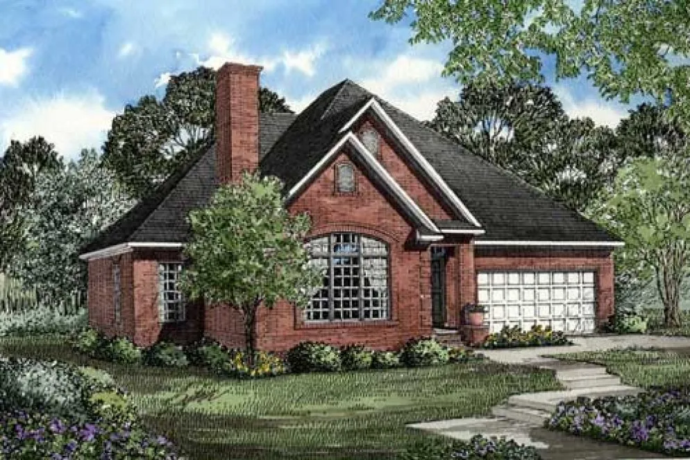 Full Rendering for House Plan #311030