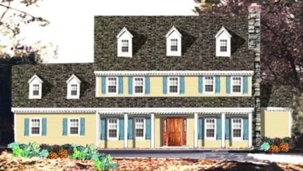 Full Rendering for House Plan #385002