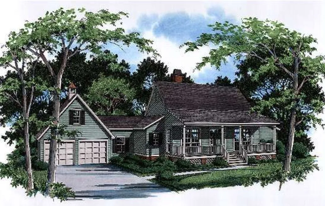 Full Rendering for House Plan #115561