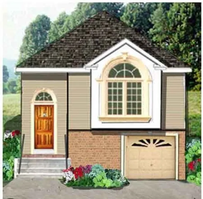 Full Rendering for House Plan #382202