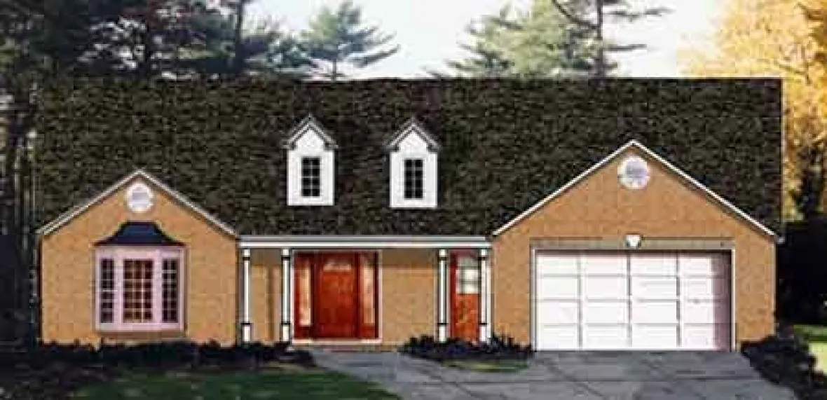 Full Rendering for House Plan #381402