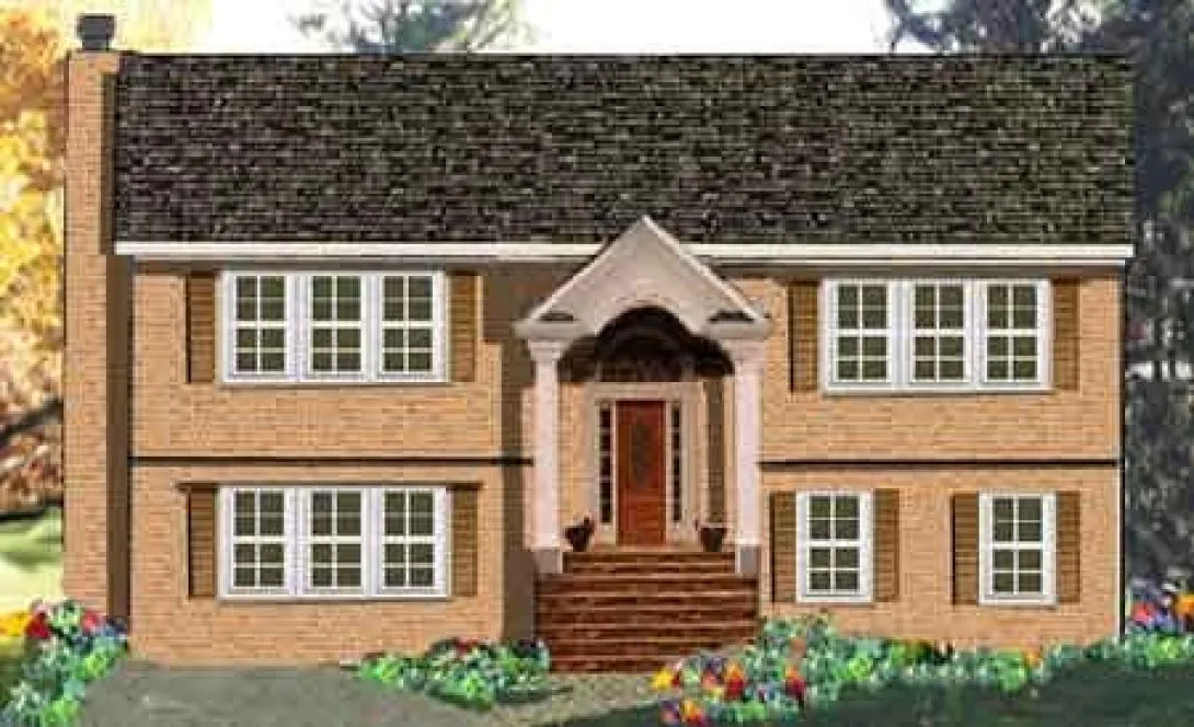 Full Rendering for House Plan #386402