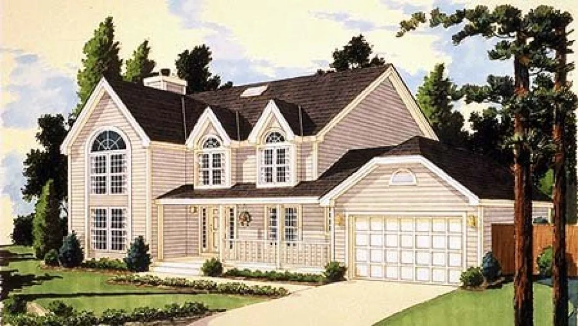 Full Rendering for House Plan #380209