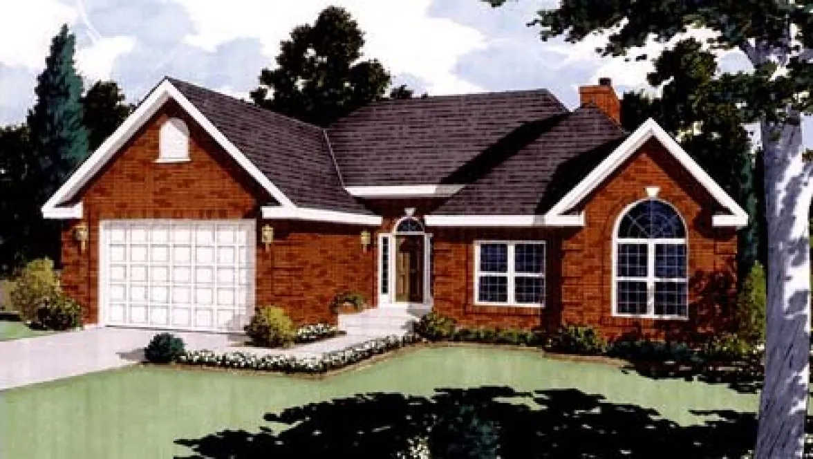 Full Rendering for House Plan #380039