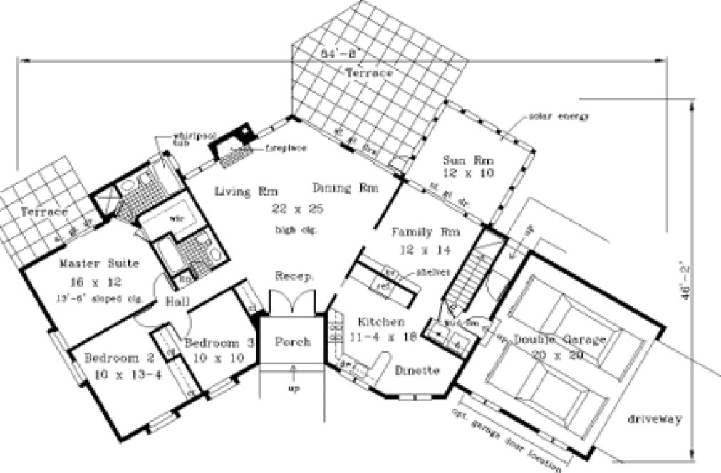 Main Floor Plan for House Plan #380339
