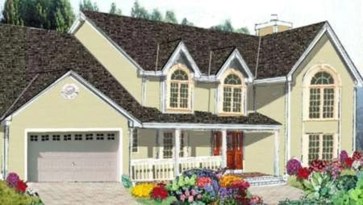 Full Rendering for House Plan #382939