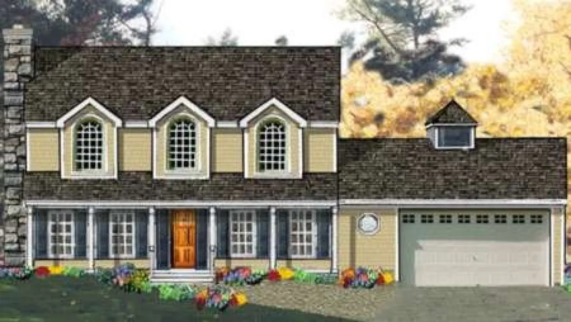 Full Rendering for House Plan #383939