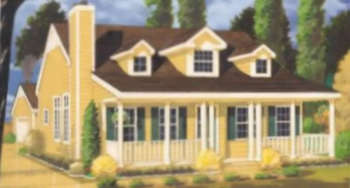 Full Rendering for House Plan #380049