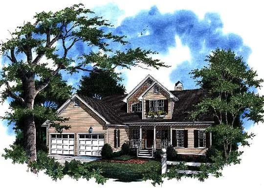 Full Rendering for House Plan #115861