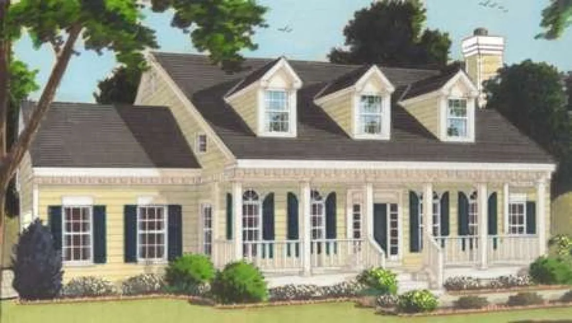 Full Rendering for House Plan #380149