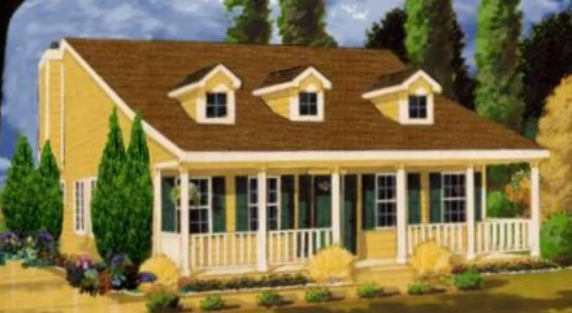 Full Rendering for House Plan #380549