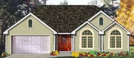Full Rendering for House Plan #380849