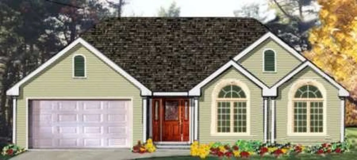 Full Rendering for House Plan #380159