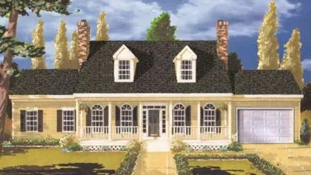 Full Rendering for House Plan #380259