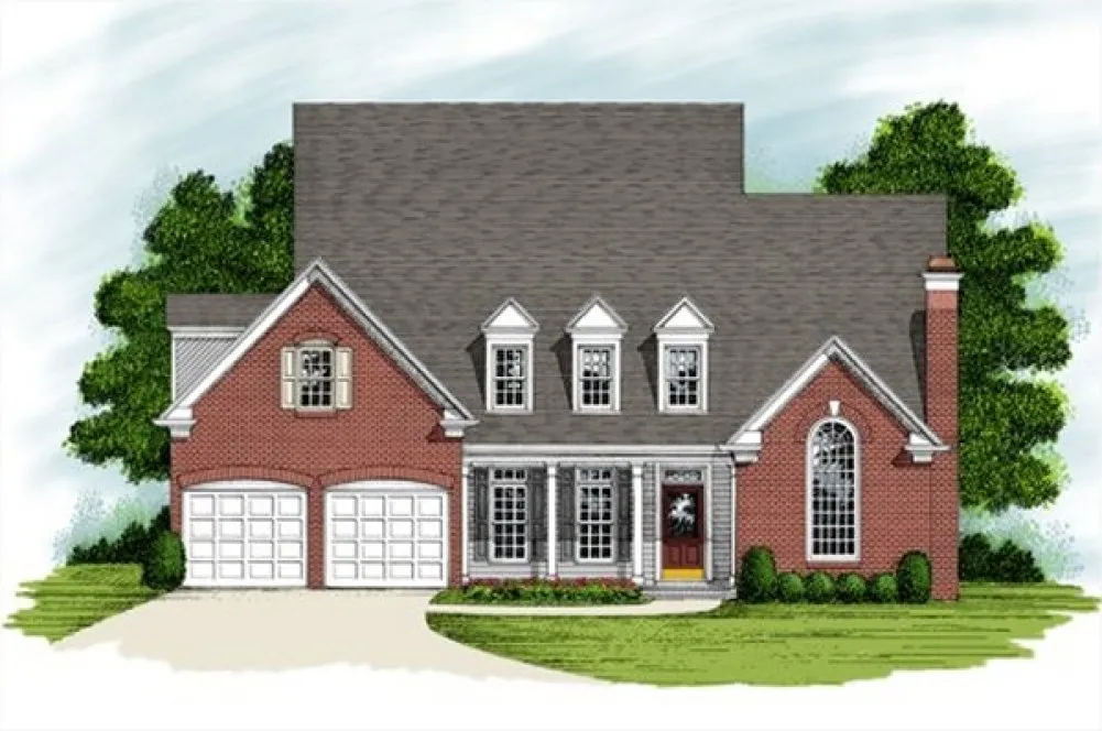 Full Rendering for House Plan #273003