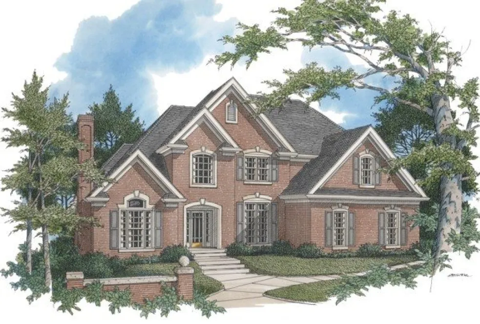 Full Rendering for House Plan #271192