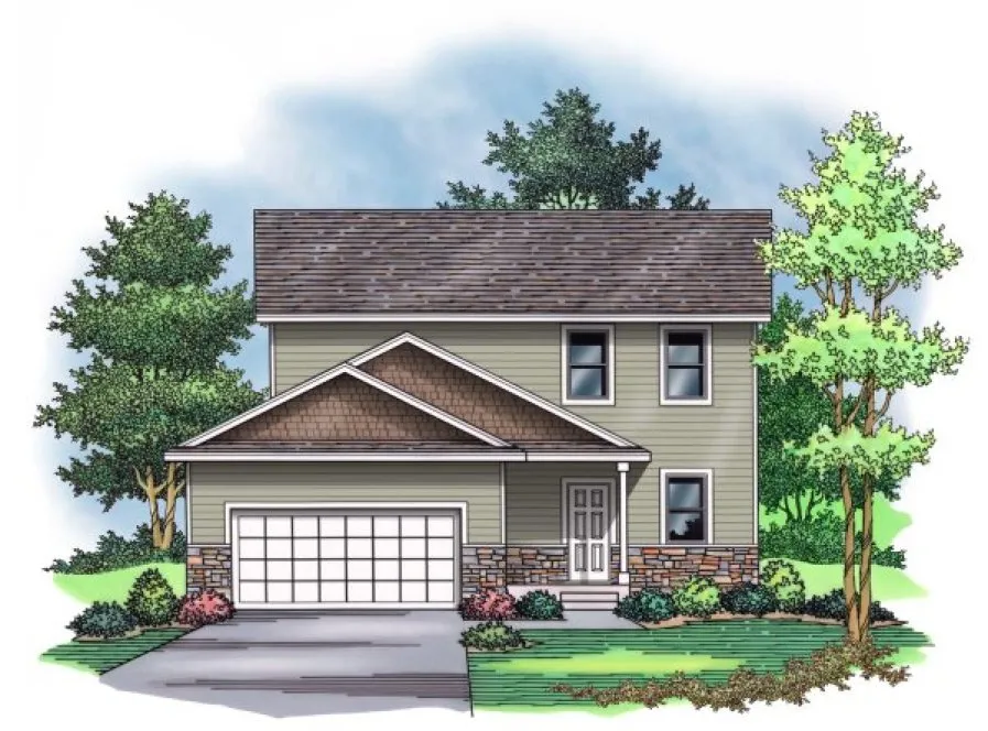 Full Rendering for House Plan #280161