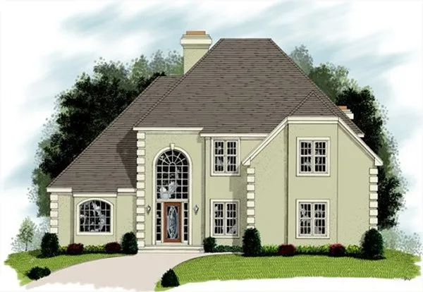 Full Rendering for House Plan #271072