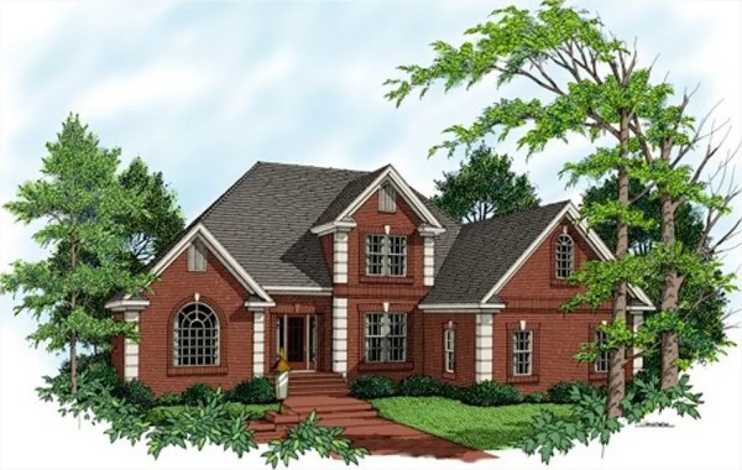 Full Rendering for House Plan #275062