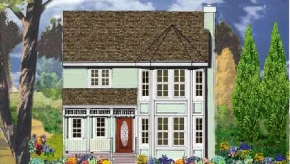 Full Rendering for House Plan #380659