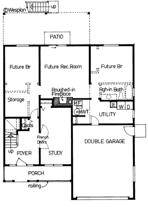 Basement Plan for House Plan #200275