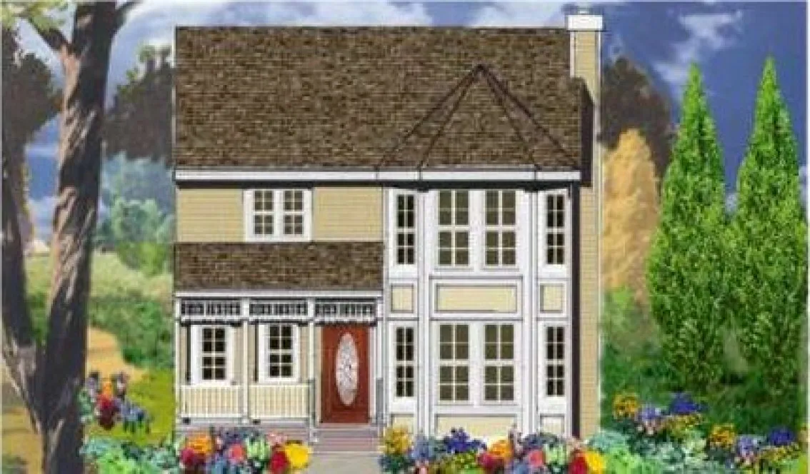 Full Rendering for House Plan #381169