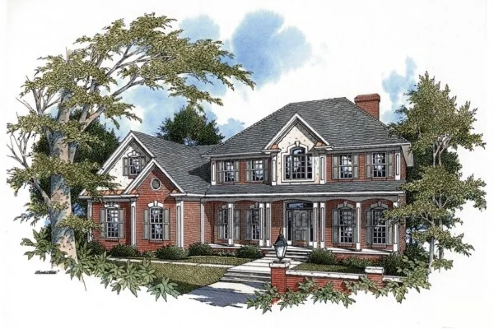 Full Rendering for House Plan #278152