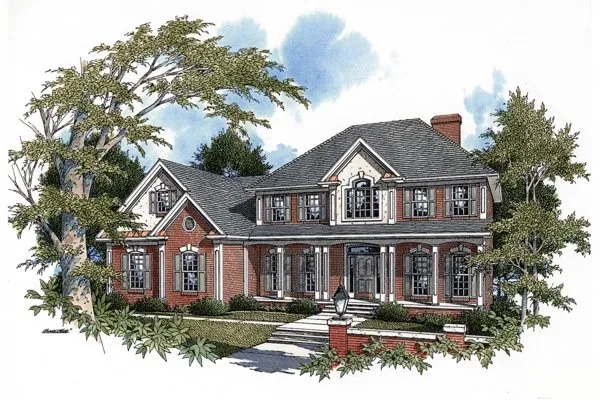 Full Rendering for House Plan #278152