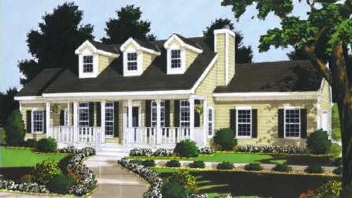 Full Rendering for House Plan #385169