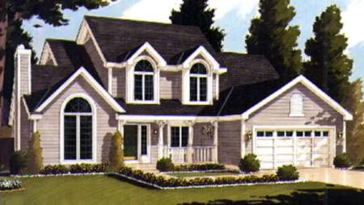 Full Rendering for House Plan #386169