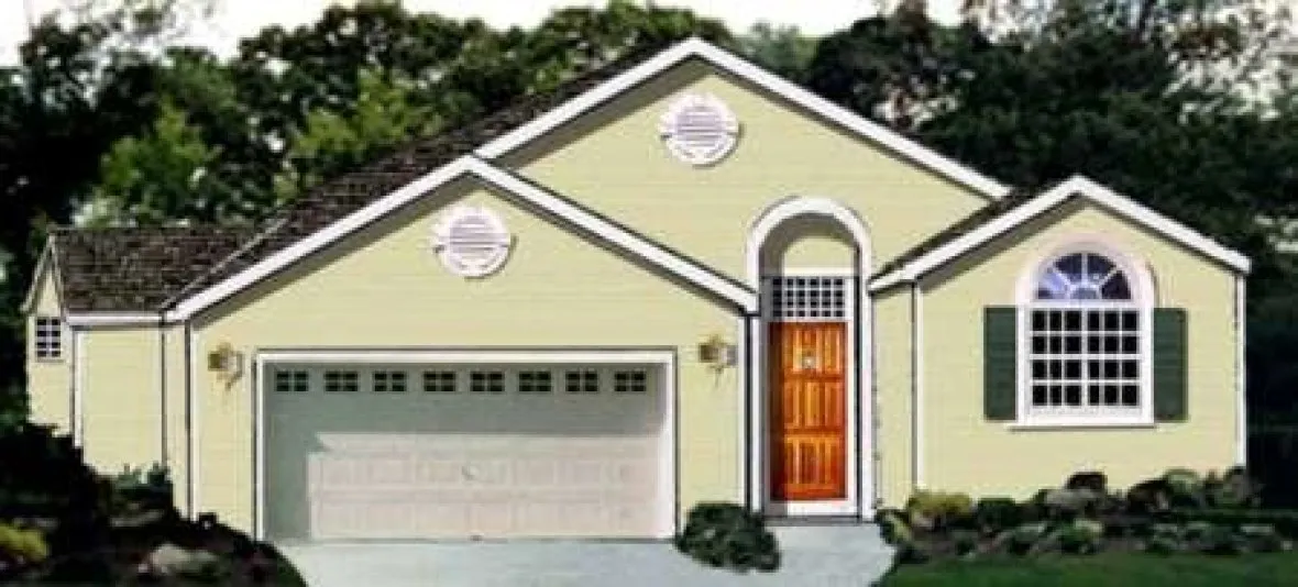 Full Rendering for House Plan #382079