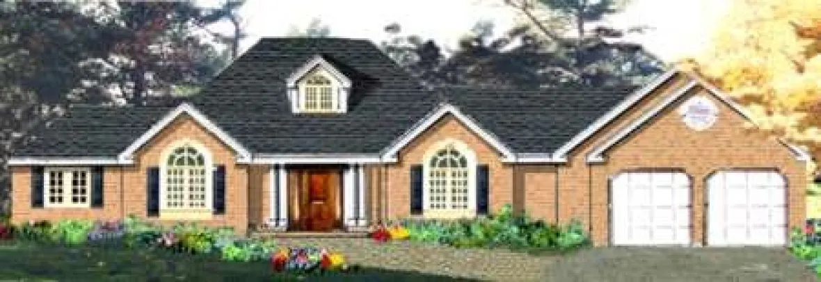 Full Rendering for House Plan #385079