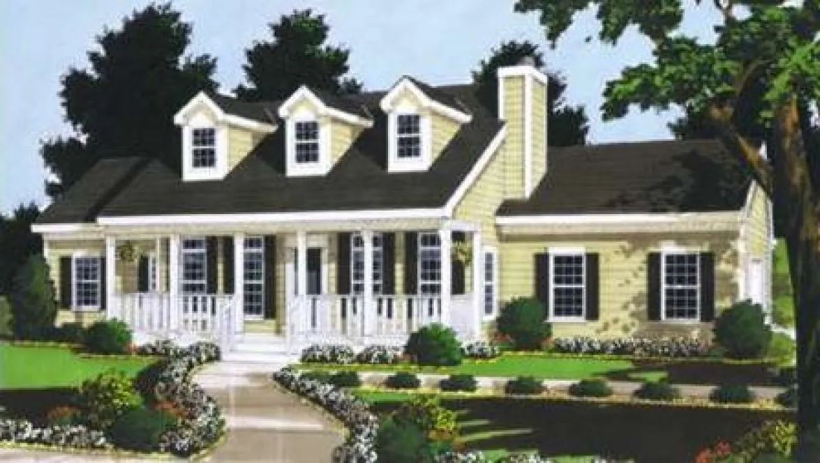 Full Rendering for House Plan #380679