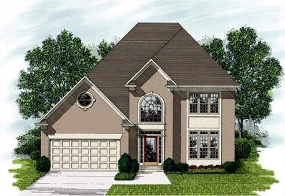 Full Rendering for House Plan #271052