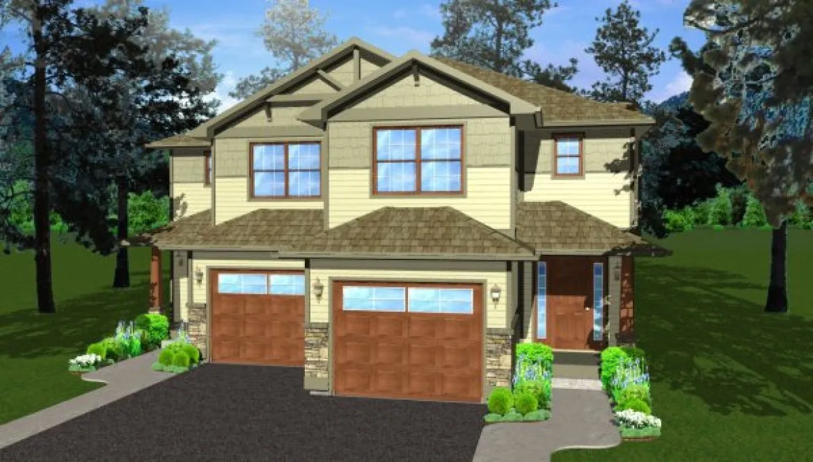 Full Rendering for House Plan #195002